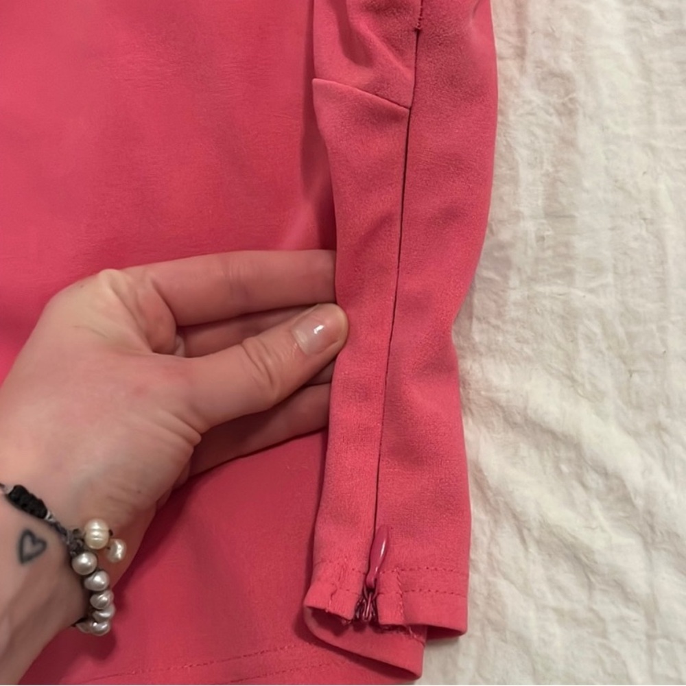 SHEIN Hot Pink One-Shoulder Crop Top - Picture 5 of 5